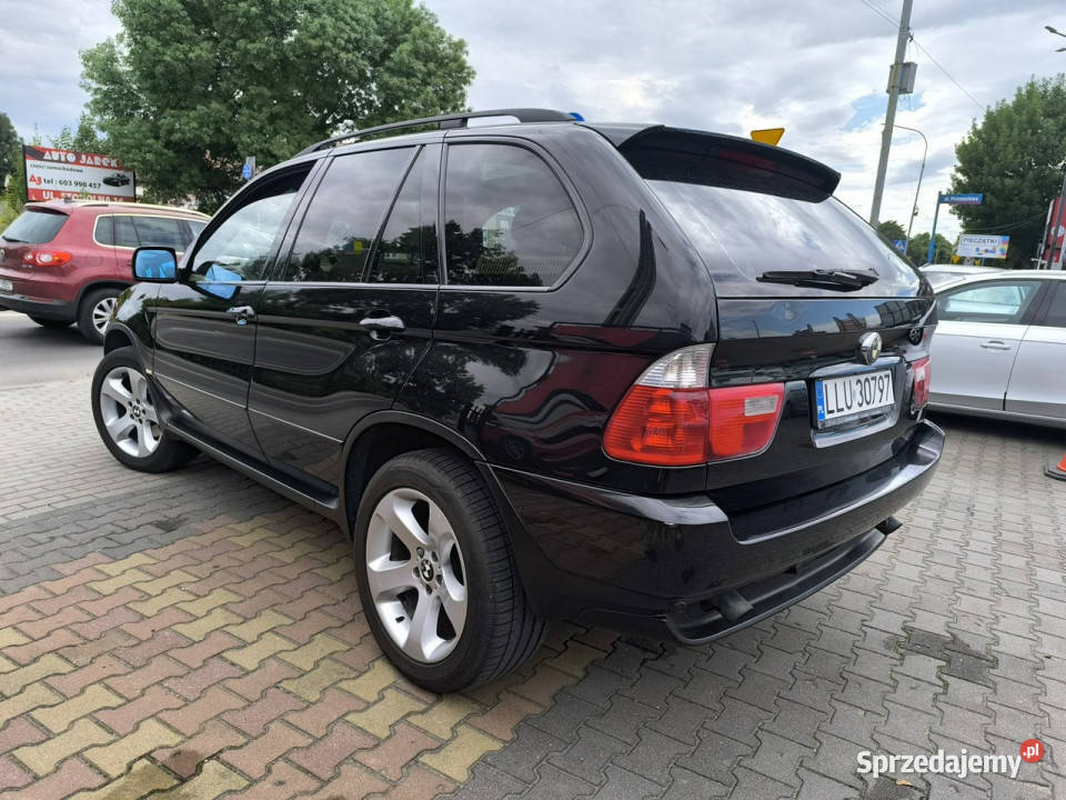 BMW X5 30i 231 Gaz LPG Skóra Manual Panorama E53 przyciemniane szyby X5 lubelskie Łuków