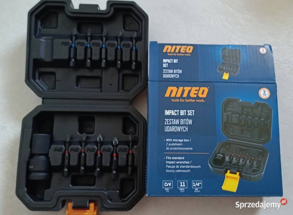 NITEO zestaw bitów udarowych PH2 i PZ2 50 mm 14 Ełk