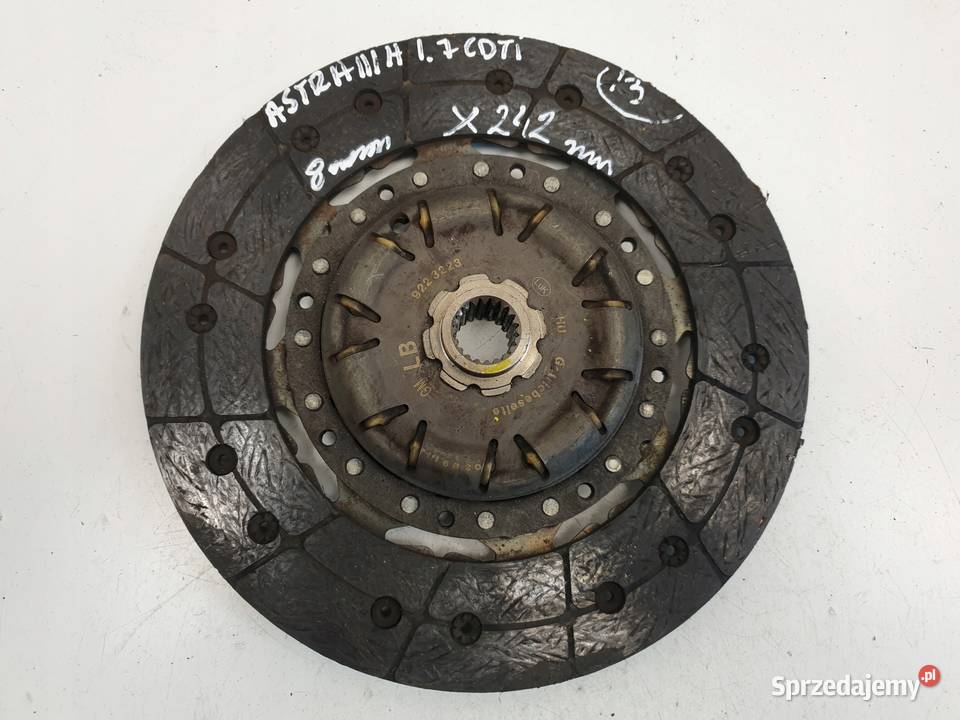 TARCZA SPRZĘGŁA Opel Astra III H 17 CDTI DOCISK Chełm