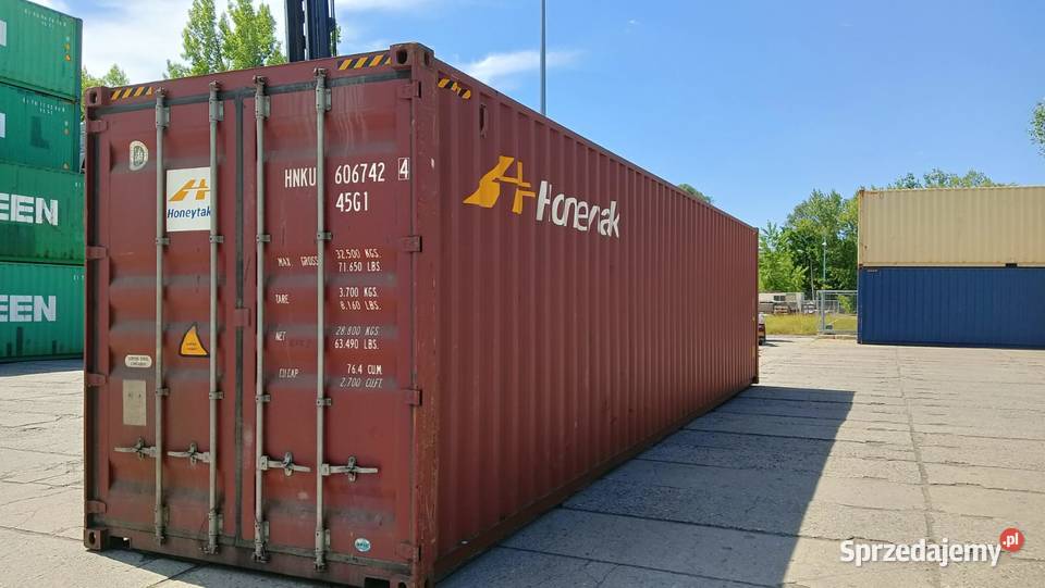 Kontener morski 40 HC IICL 12 metrowy POLKONT lubelskie Lublin