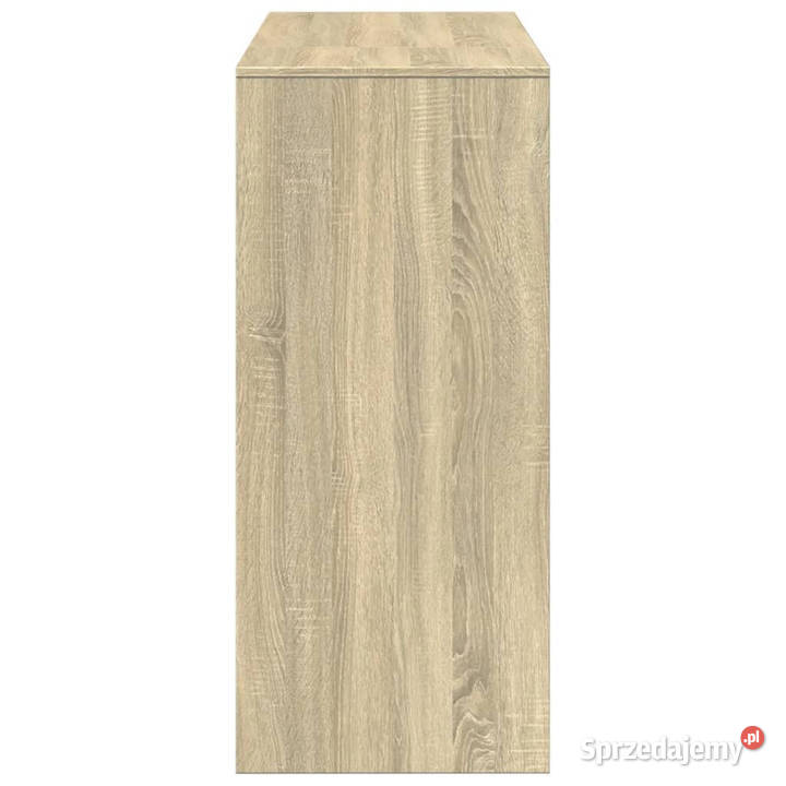 Stolik barowy z regałem dąb sonoma 124x46x1035