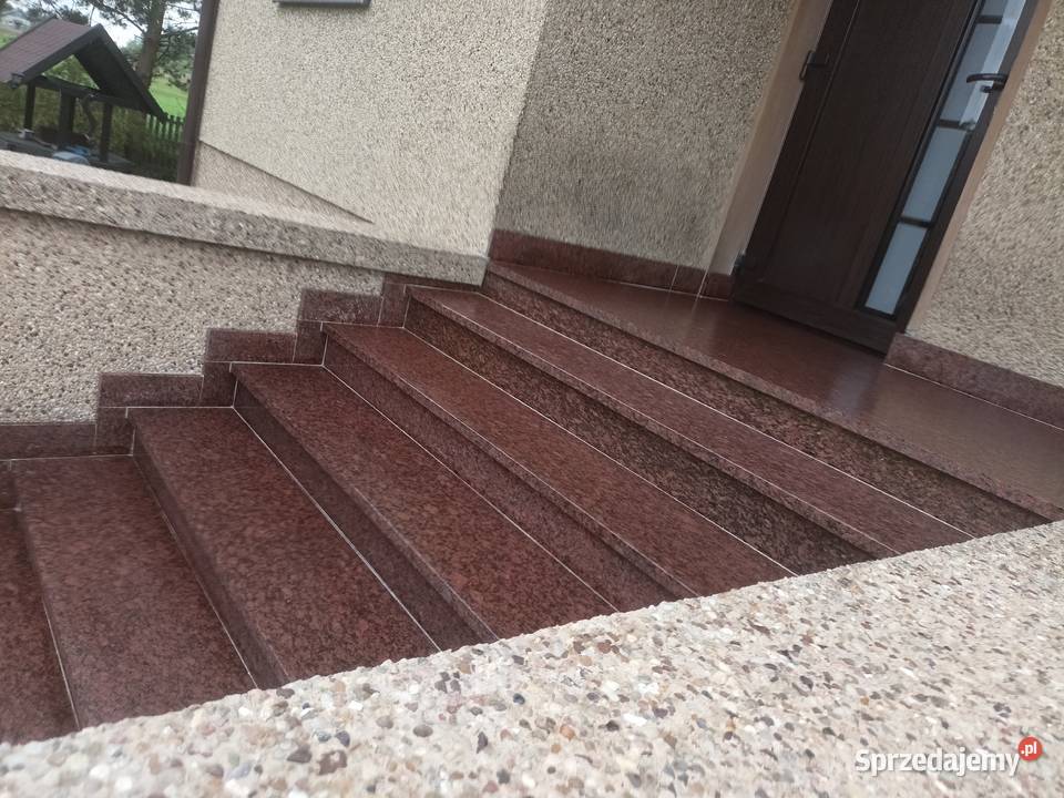 Schody kamienne wewnętrzne i zewn ooętrzne Wilków