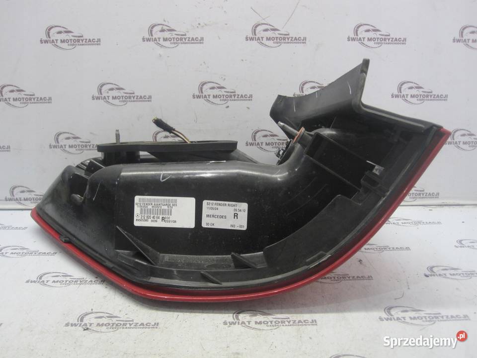 MERCEDES E IV W212 12r lampa prawa tył LED