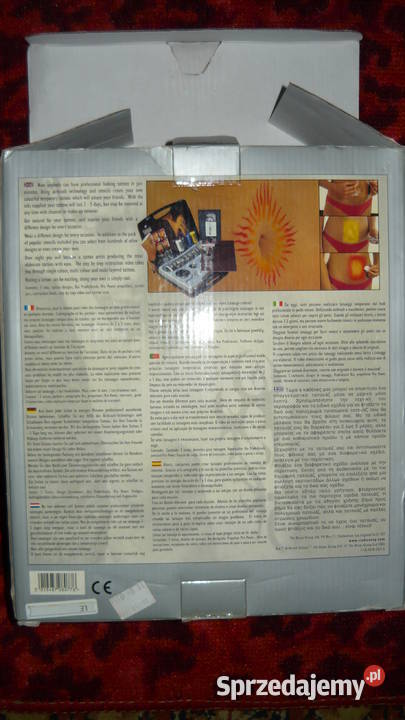 Zestaw do malowania tatuaży zmywalnych airbrush