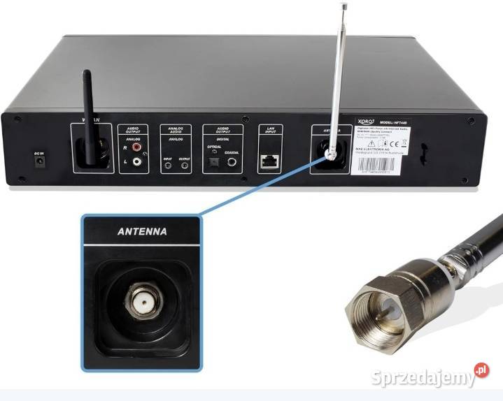 Tuner Internetowy radio Xoro HFT 440 DAB FM WLAN Myscowa