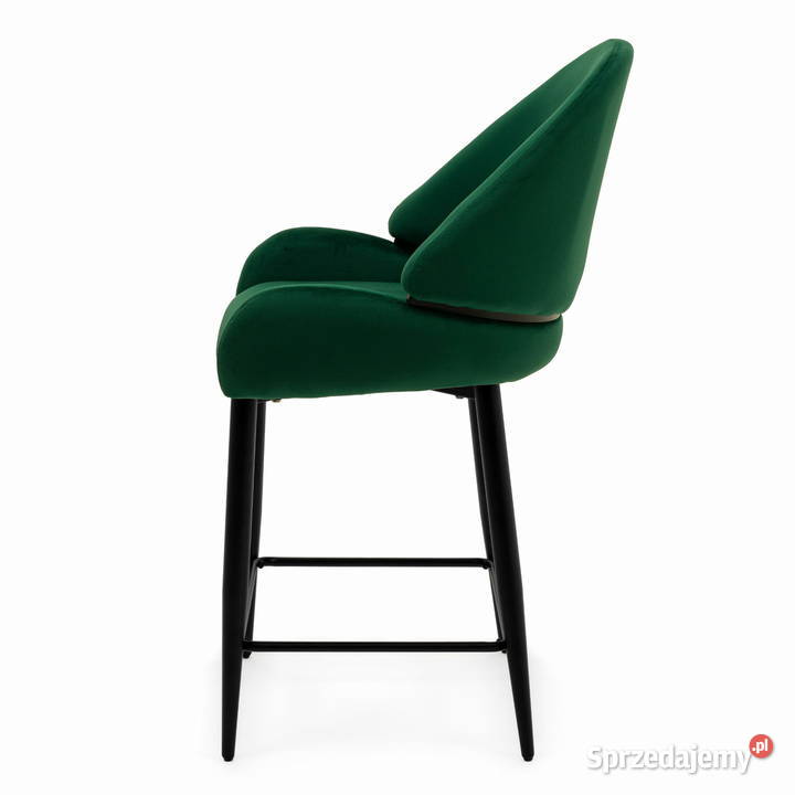 Hoker Tapicerowany Bergamo Butelkowa Zieleń Tarchały Małe