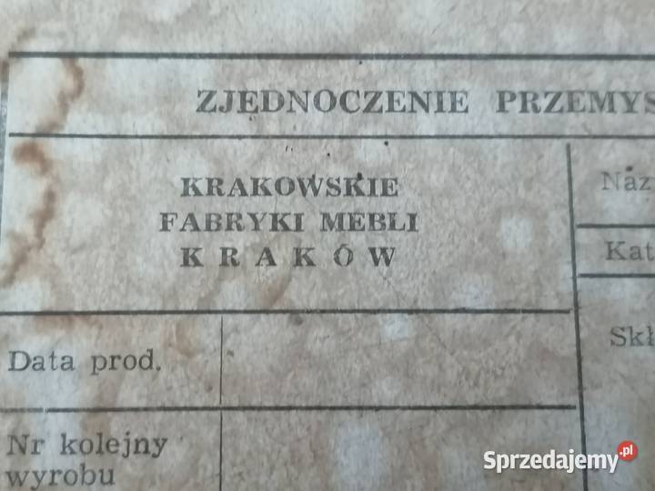 Stolik Vintage z roku 1968 z Krak Fabr Mebli Stoliki kawowe i ławy Kraków