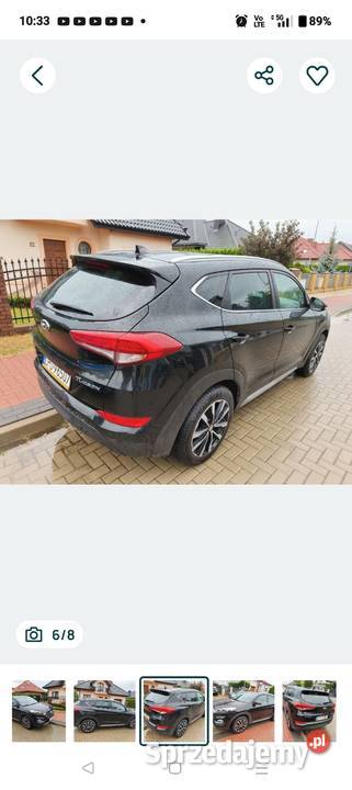 Hyundai Tucson 2017 16 GTI z gazem kamera cofania Puławy