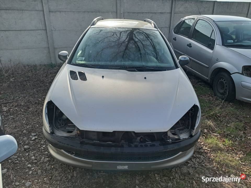 Peugeot 206 SW 11 44 kW 2003 r dawca części wielkopolskie Szklarka Myślniewska sprzedam