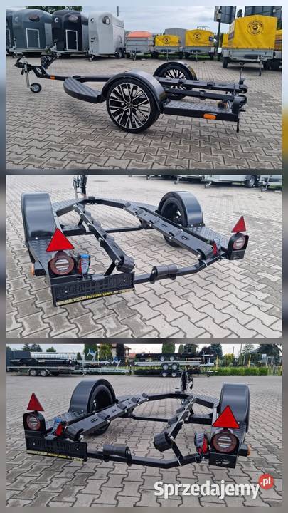Przyczepa Custom KamCzepka VIP czarna płozo mazowieckie Lesznowola