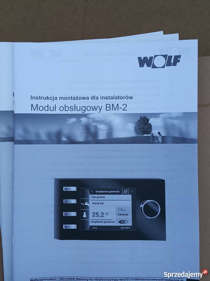 Wolf BM2 Programator tygodniowy Piec Kotły małopolskie