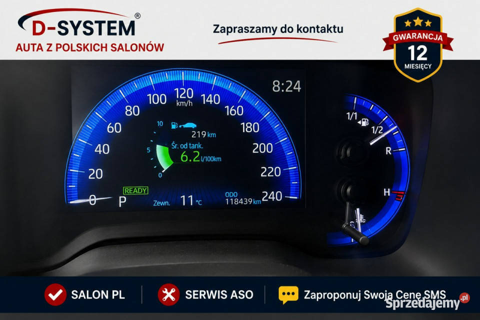 Toyota Corolla 22 Salon Polska 18 HYBRID 1wł z isofix Corolla Białystok