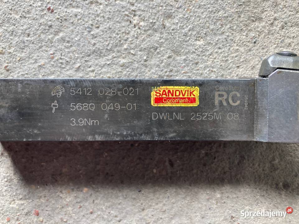 Nóż tokarski Sandvik DWLNL 2525M 08 FV Czarnożyły