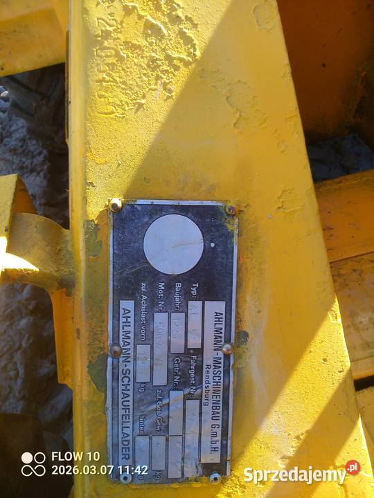 Ładowarka ahlmann al5 mala 35 tony 4x4 wąska 3500h