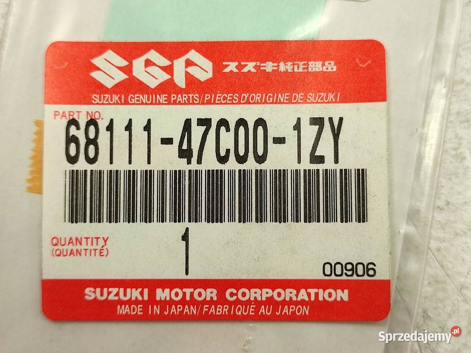 NAKLEJKA SUZUKI NA BAK SUZUKI GSX 600F KATANA