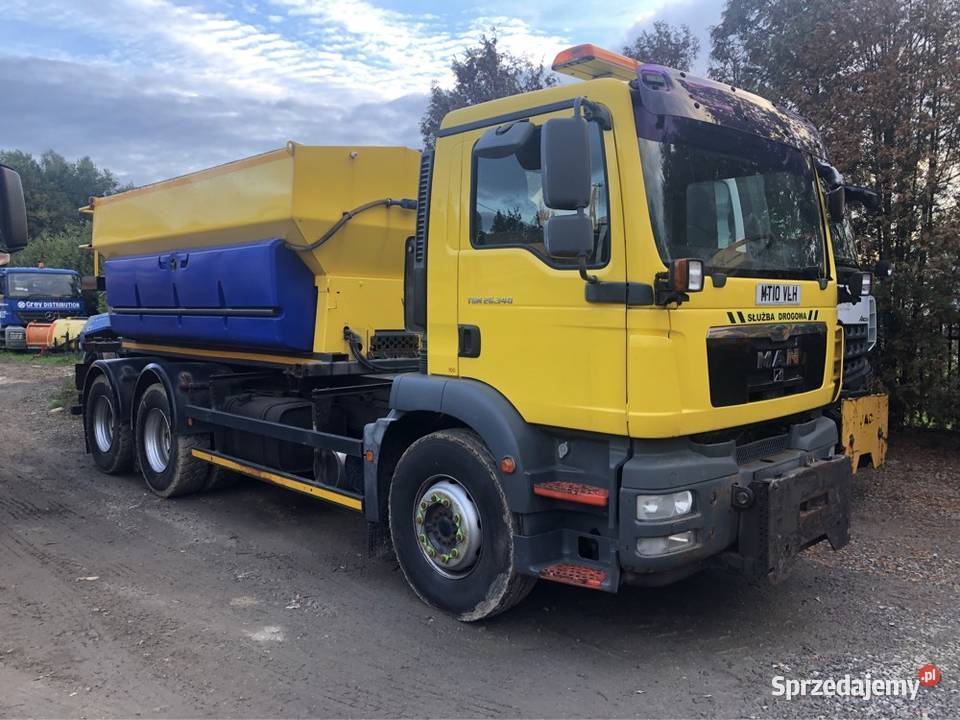 Man tgm 26340 6x4 euro 5 piaskarka solarka sprowadzony podkarpackie
