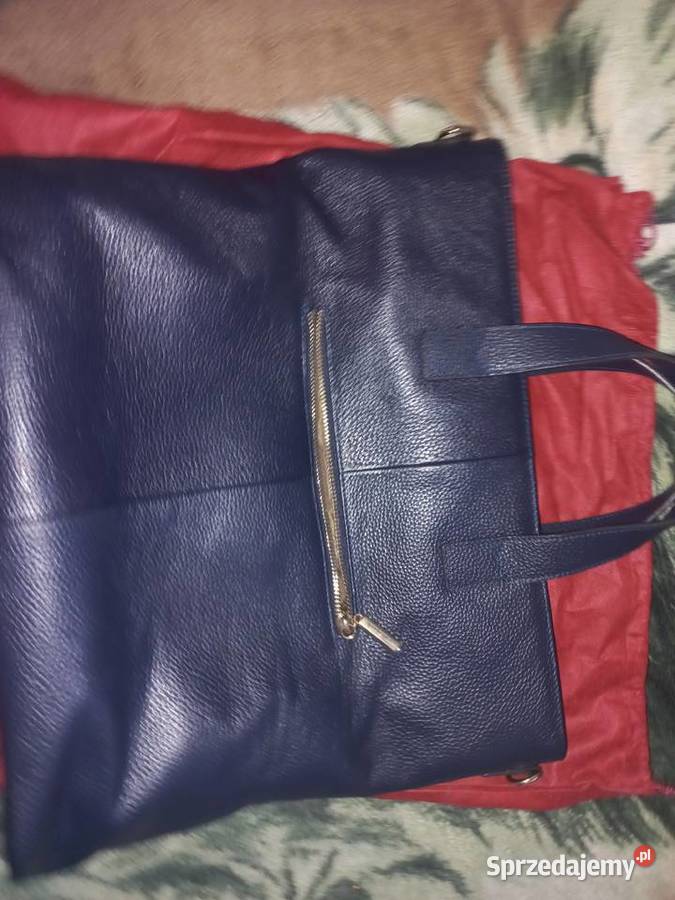 Duża skórzana torebka