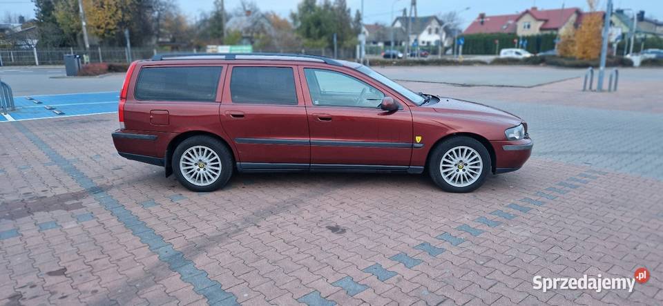 Volvo v70 II czerwony Bielsk Podlaski