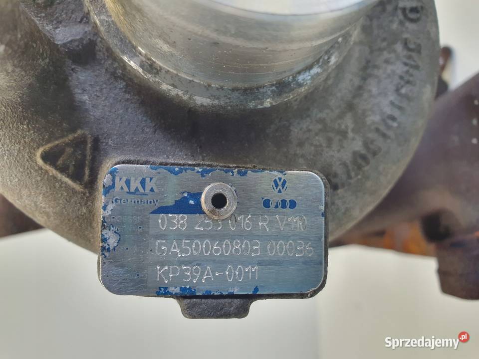 TURBOSPRĘŻARKA VW Golf V 19 TDI turbo 038253016R Silniki i osprzęt lubelskie Rudka