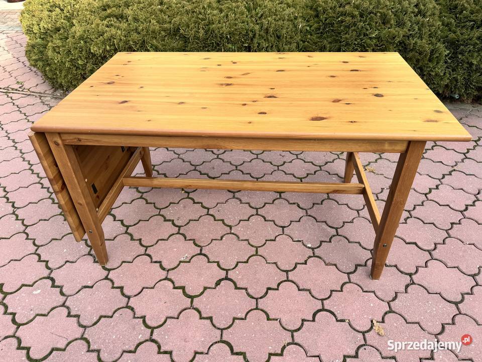 Stół drewniany Ikea Leksvik rozkładany biurko mazowieckie Sulbiny