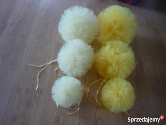 Weselne ozdoby w tonacji lawendabiel Skawina