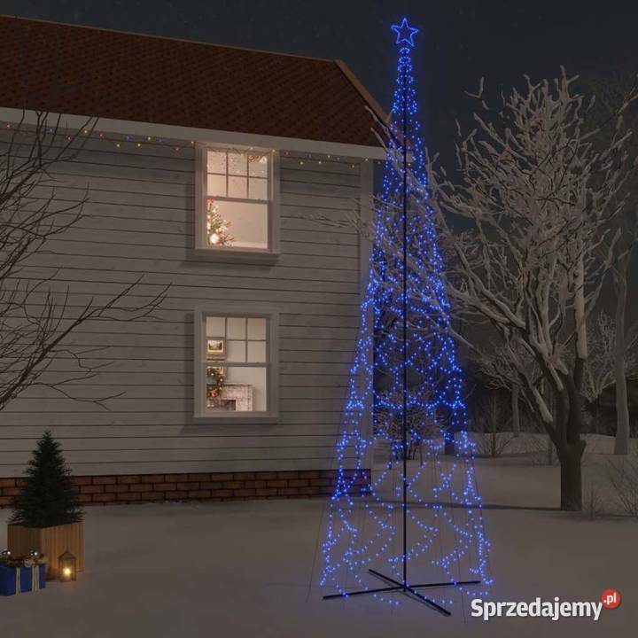 Choinka stożkowa 3000 niebieskich diod LED Warszawa