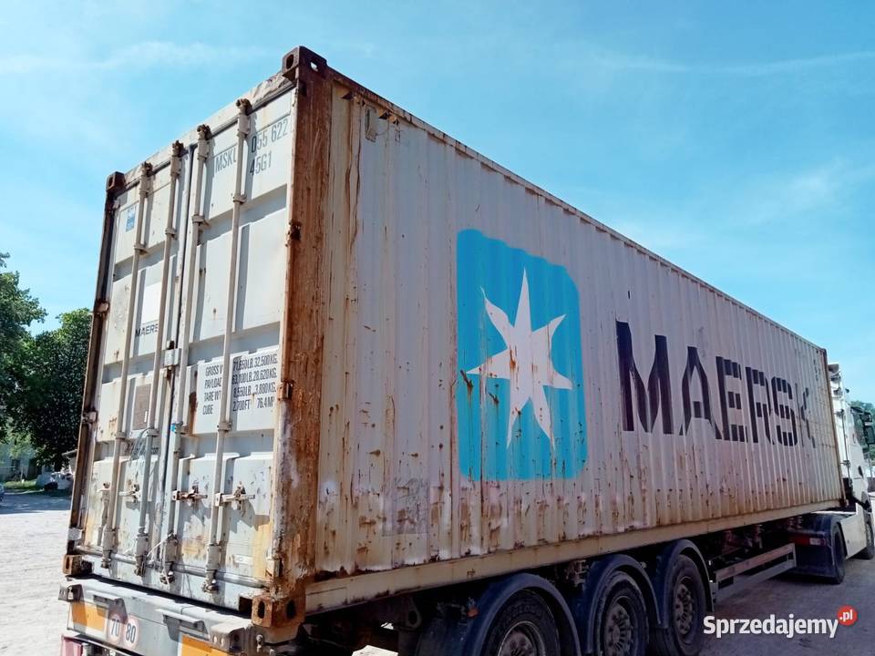 Kontener morski magazynowy 40hc Gdańsk sprzedam