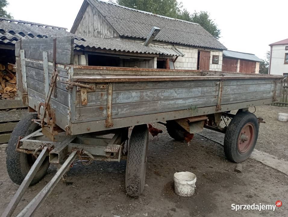 Przyczepa wóz rolnicza z wywrotem