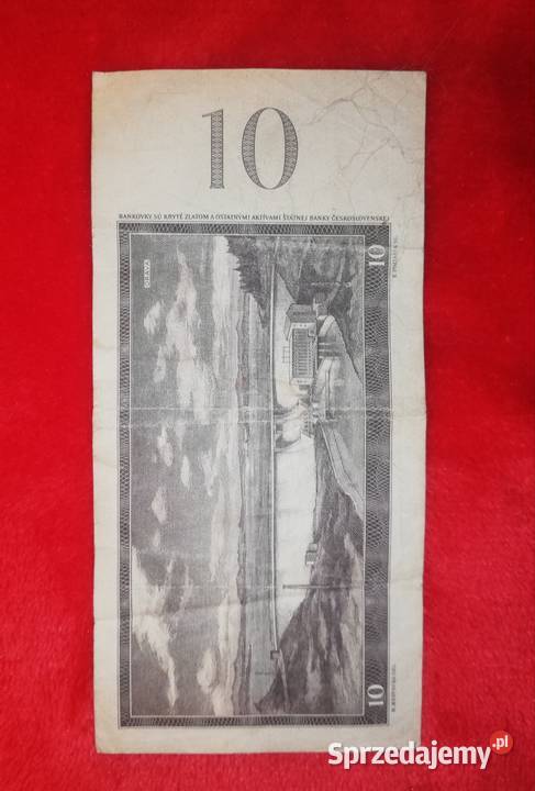 Stary banknot 10 koron czeskich 1960 r Warszawa