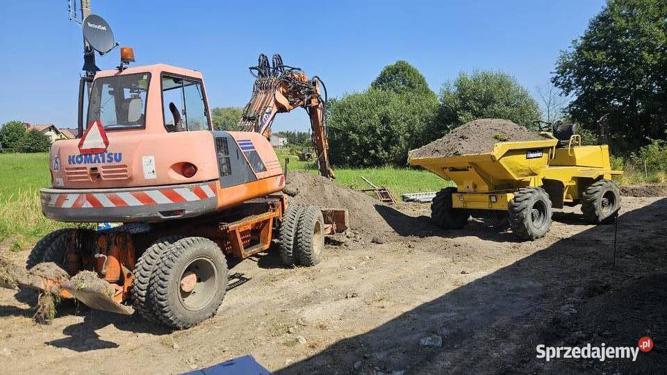 Koparka kołowa komatsu PW 110R nie małopolskie Chrzanów