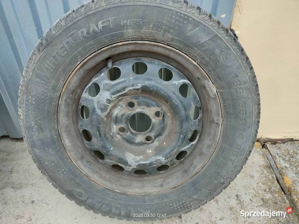 Opony zimowe Kumho z felgami stalowymi 2 sztuki Potok Wielki