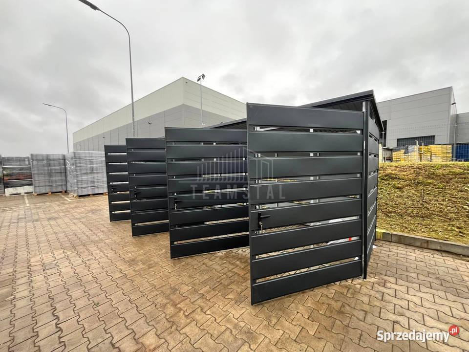 Wiata śmietnikowa 6x15m Antracyt 4X Box TS842 lubelskie