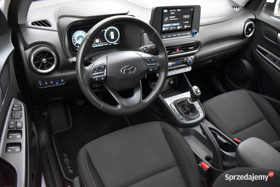 Hyundai Kona Lift SELECT Plus TURBO 120 30930 garażowany Zduńska Wola sprzedam