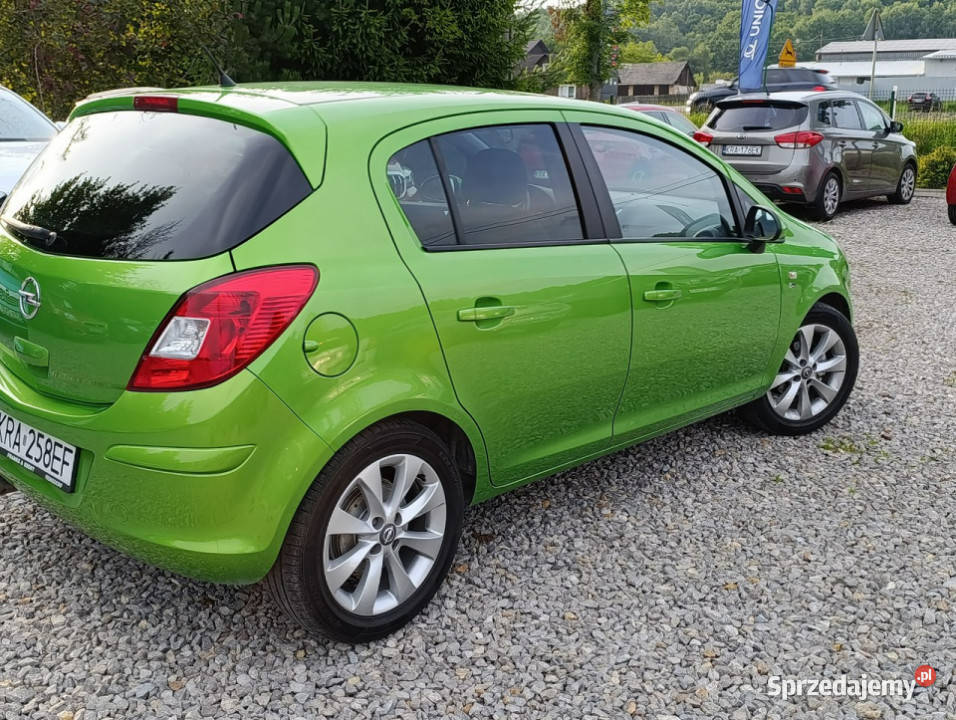 Opel Corsa Zadbana 14 Podgrzewane fotele D zielony Dulowa