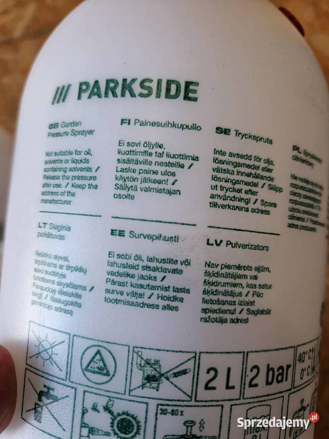 Opryskiwacz ręczny ciśnieniowy PARKSIDE 2L Opryskiwacze