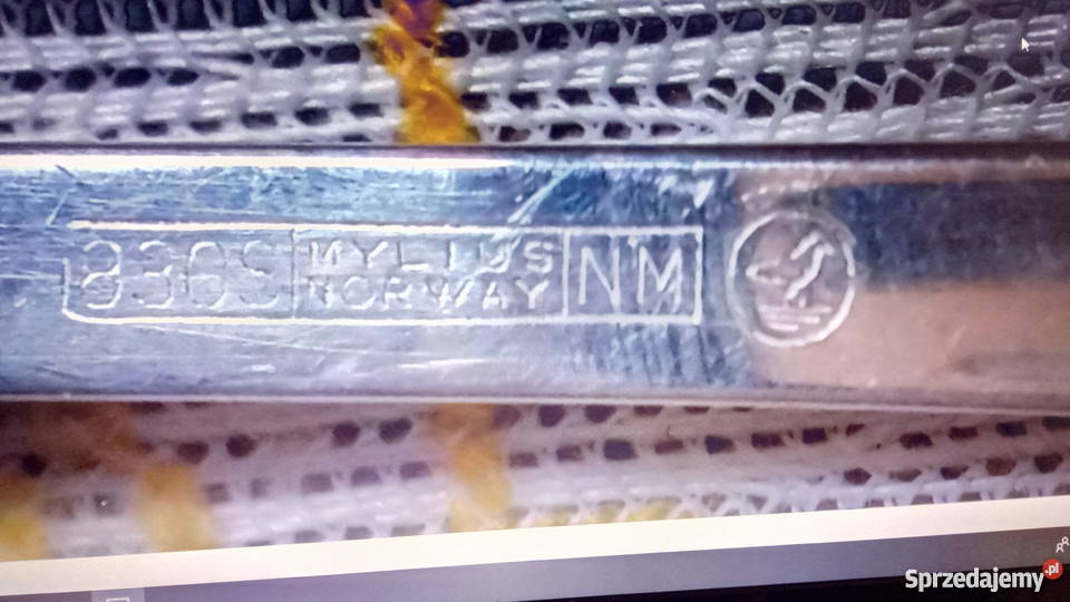 Łyżka do sałatek Vtg Norway Brodrene Mylius 830S Koszalin