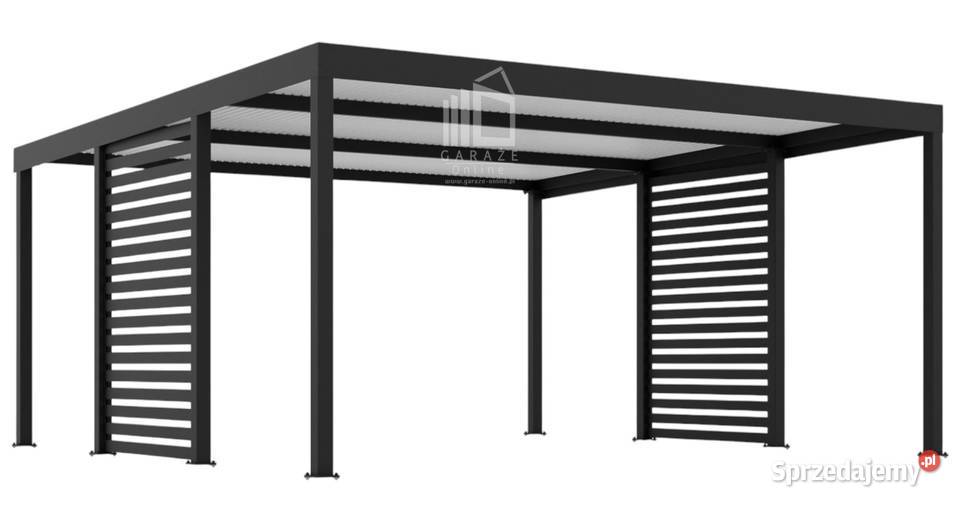 CarPort PREMIUM Wiata samochodowa 5x5 Antracyt blacha Tarnów