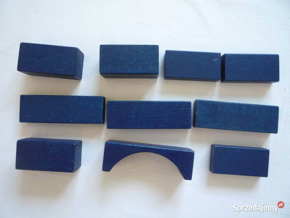 Klocki drewniane 48 sztuk Szczecin