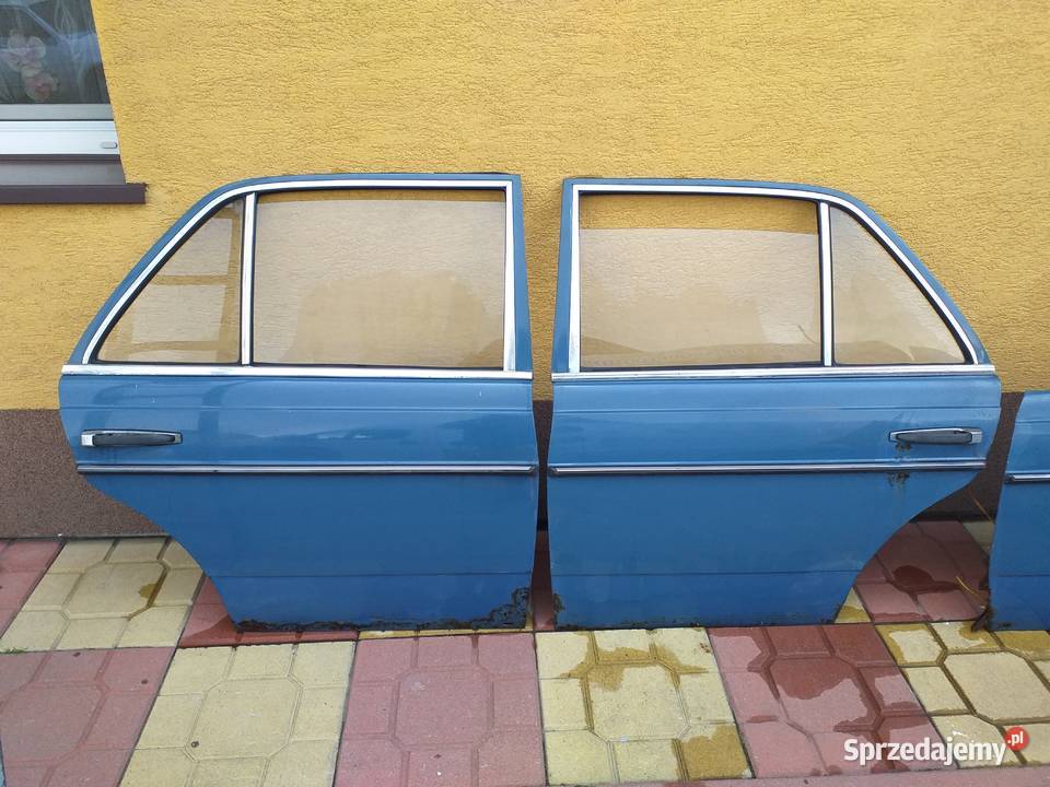 Zestaw drzwi Maska przod i tyl Mercedes W123 części blacharskie sprzedam