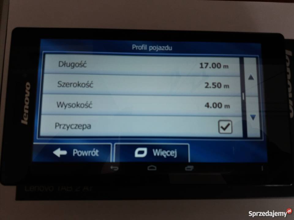 TABLET NAWIGACJA LENOVO IGO PRIMO TRUCK TIR 2017 GPS i akcesoria