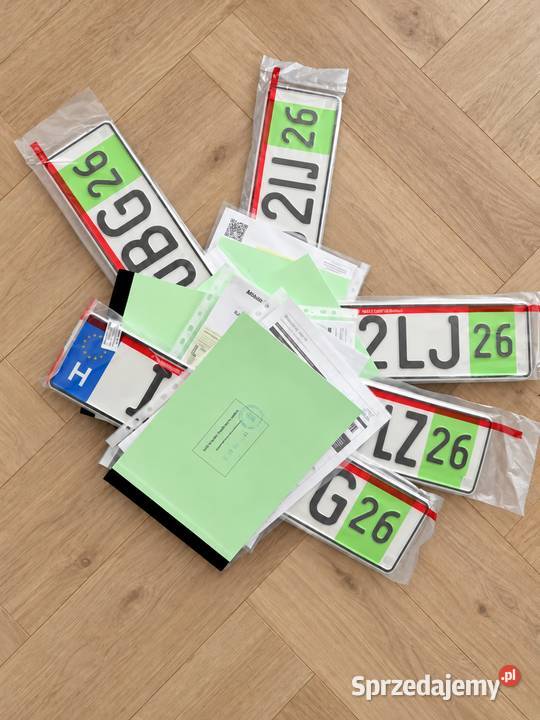 Roczne węgierskie tablice tranzytowe HU – komplety na 12 miesięcy
