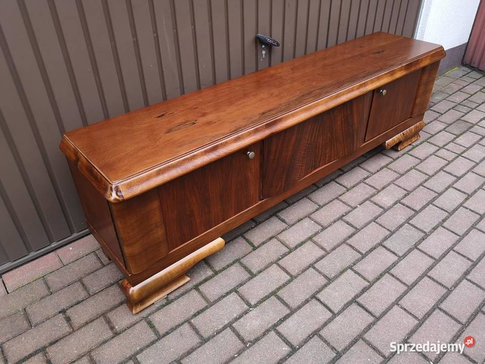 Komoda ARTDECO Orzech Niska RTV Stara Antyk Swarzędz