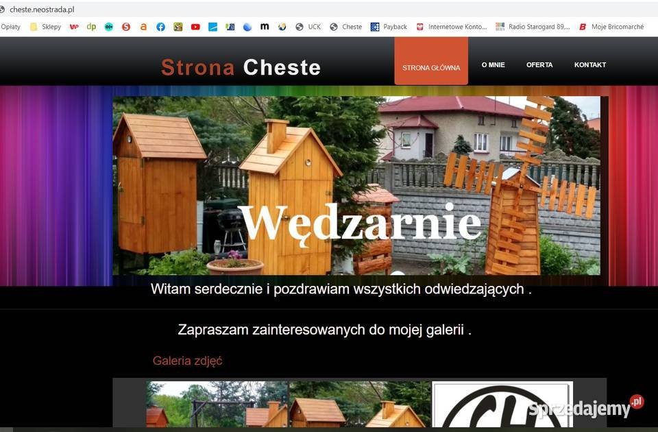 Wędzarnie ogrodowe drewniane 50 do 80 zestawy Starogard Gdański