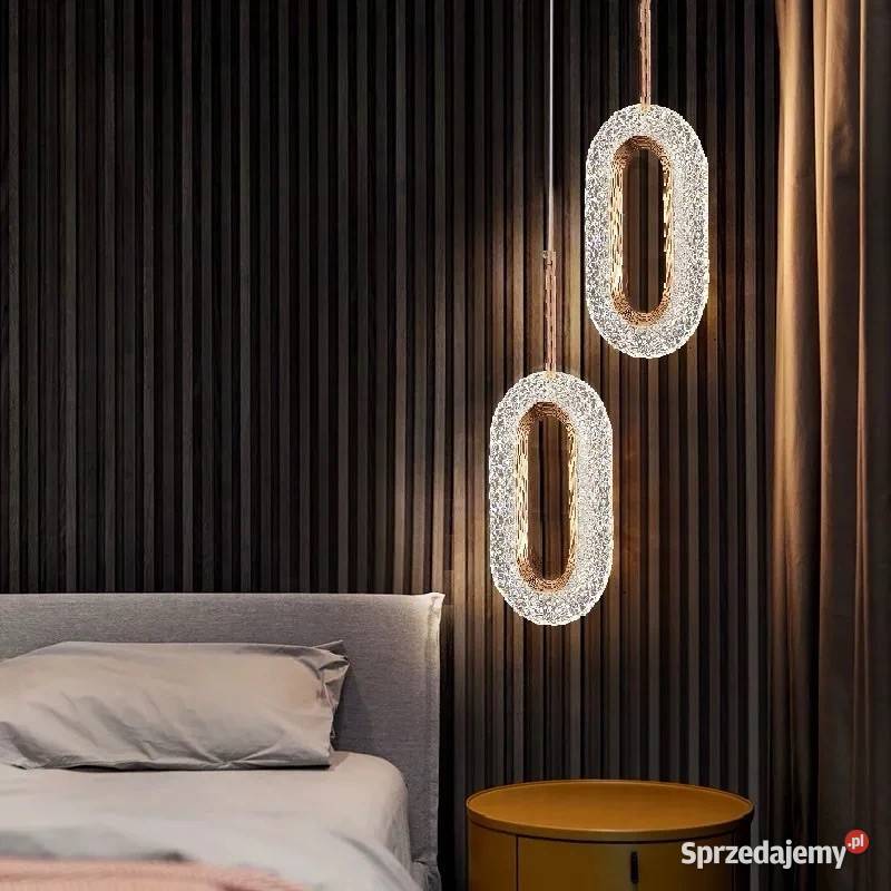 Żyrandol złoty nowoczesny lampa wisząca glamour mazowieckie sprzedam