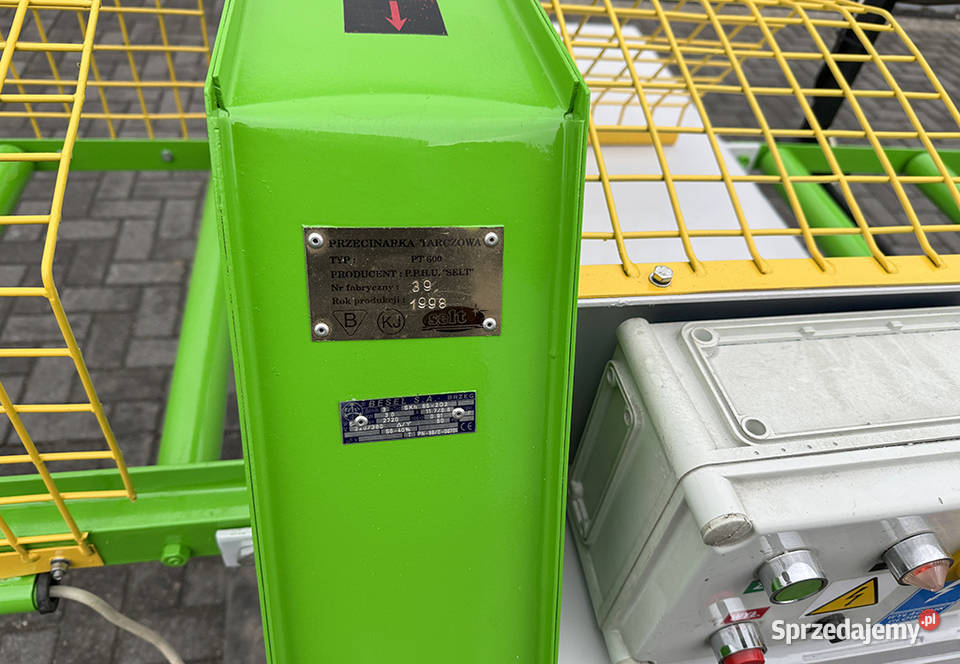 Piła poprzeczna przecinarka tarczowa typ PT600 Sierakowska Huta