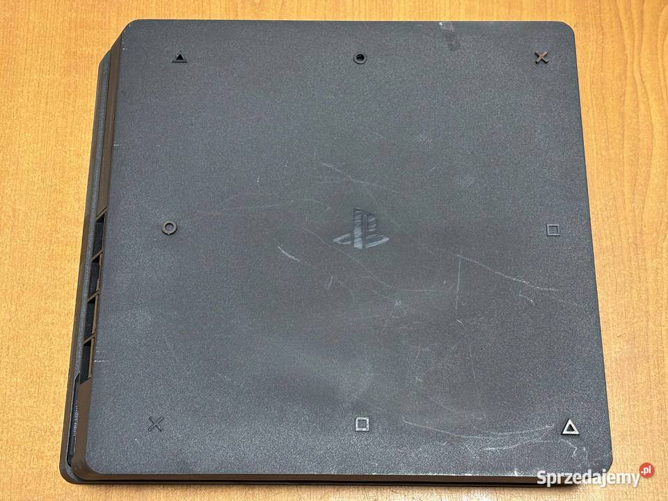 Konsola Sony PlayStation 4 slim 500 GB czarny napisy Elbląg
