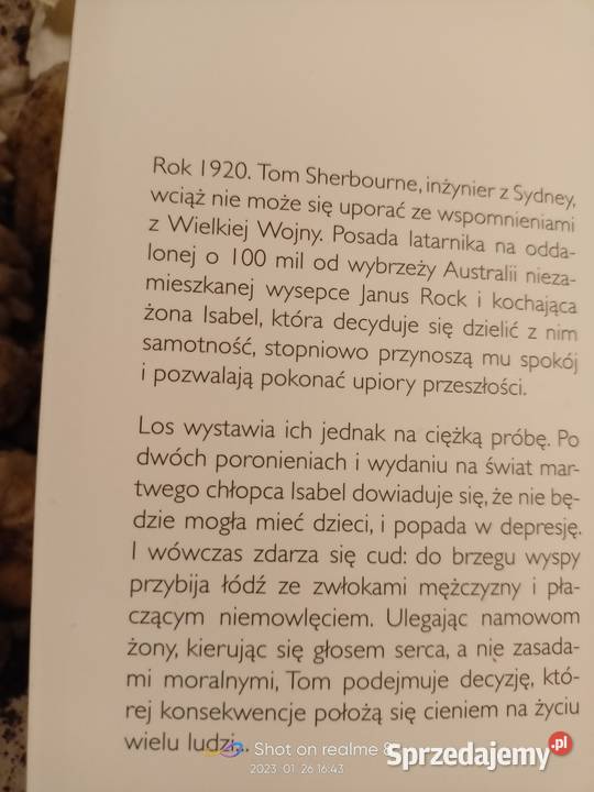 Światło między oceanami książki Warszawa
