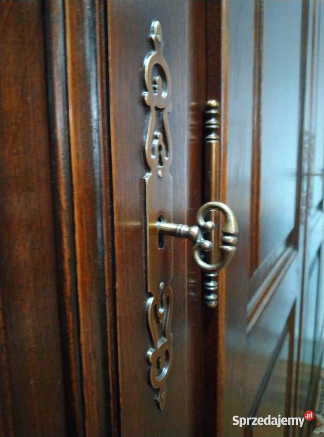 Solidna dębowa szafa 4drzwiowa lite drewno Białystok