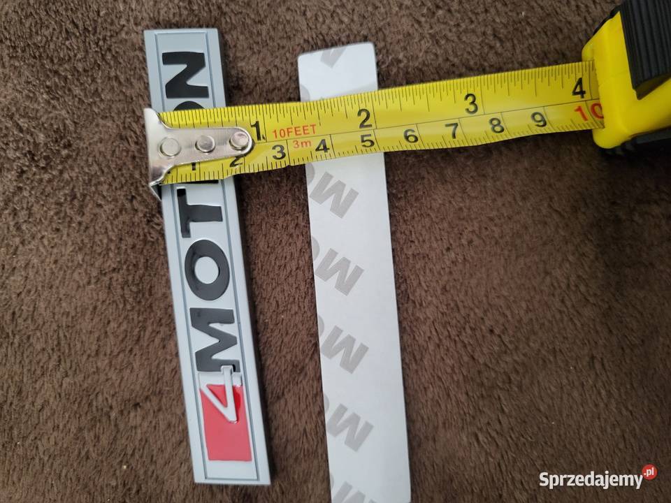 Emblemat 4MOTION VW Silver Nowy Aluminiowy Gliwice sprzedam