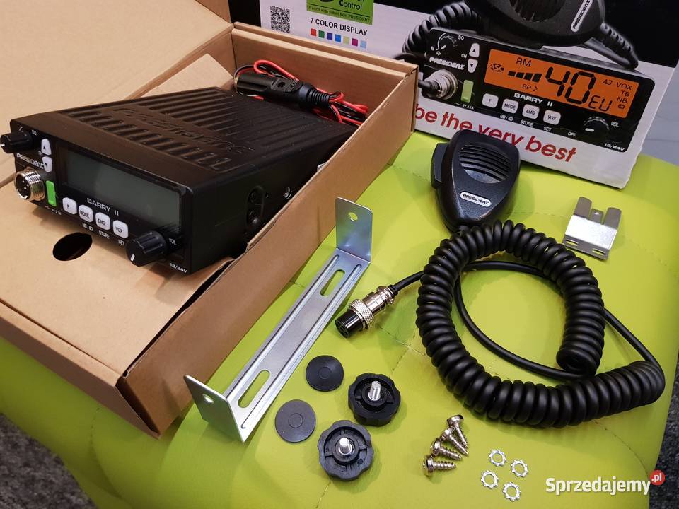 Nowe CB radio President Barry II 1224V Piotrków Trybunalski